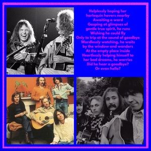 Helplessly hoping her harlequin hovers nearby